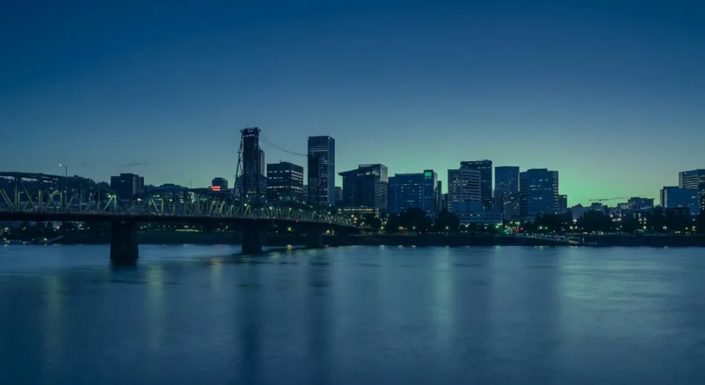 Portland skyline, home of our Portland SEO agency